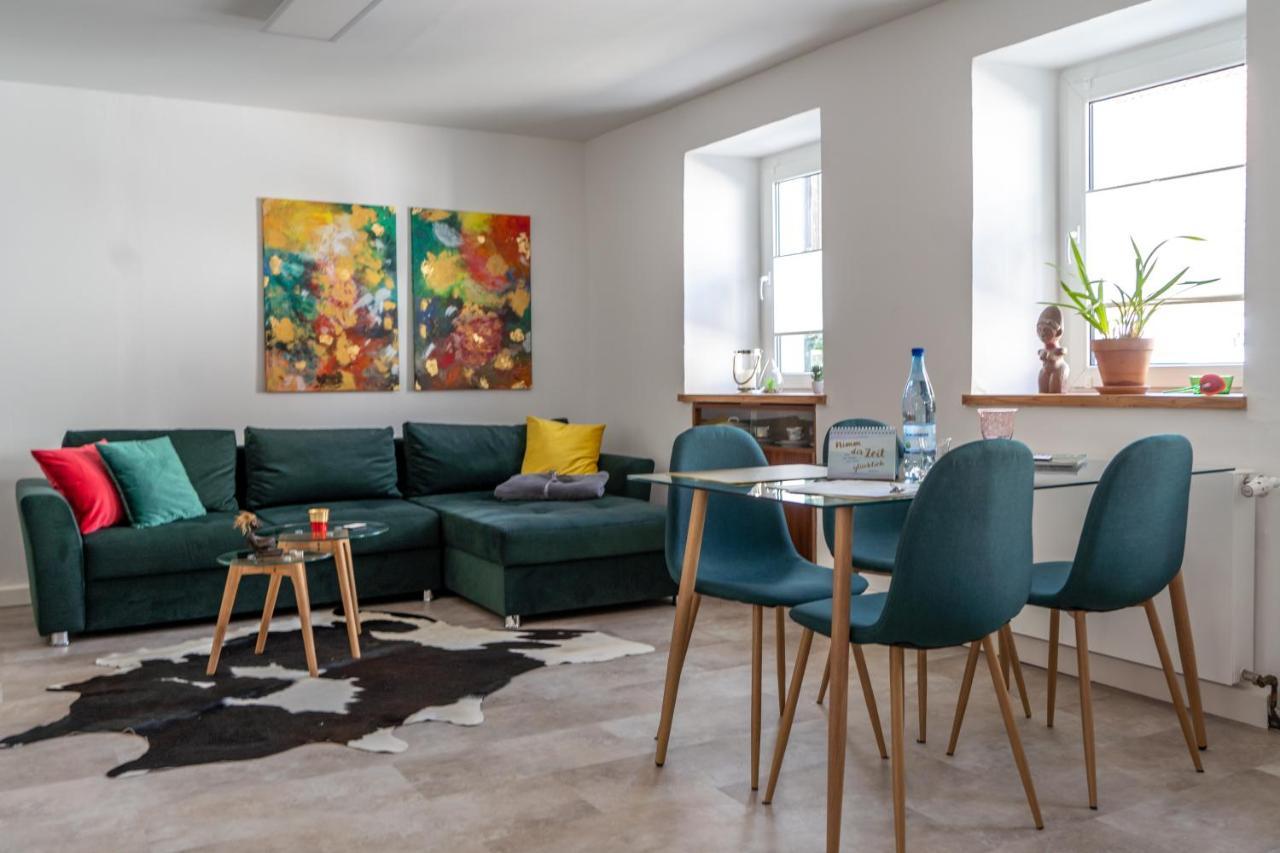 Moderne Altstadt-Ferienwohnung Hammelburg Exteriör bild